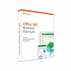 Microsoft Office 365 Business Premium 1 Year Subscription - Retail Medialess